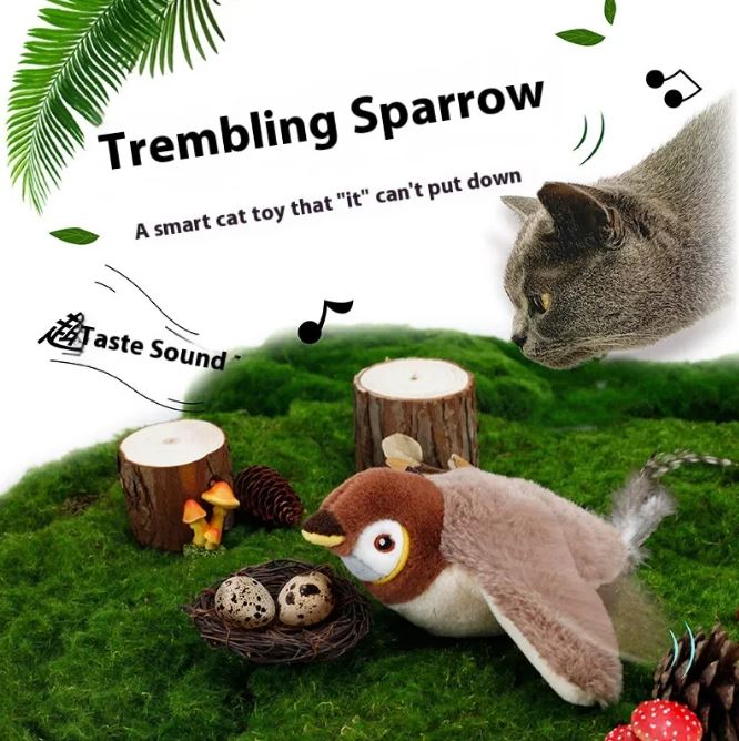 Flapping Bird Cat Toy
