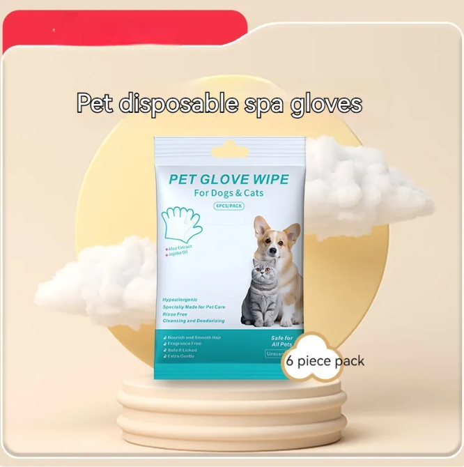 Pet Cleaning Gloves &amp; Wipes