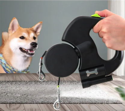 Auto Double Dog Leash – Dual Dog Walking Leash for 2 Dogs